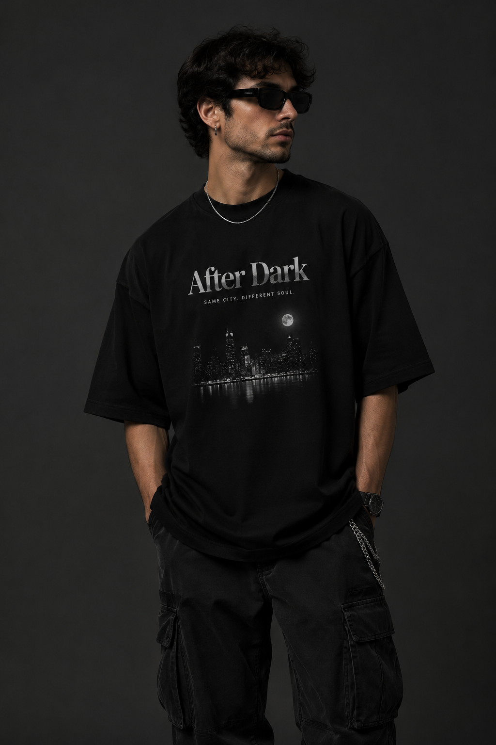 After Dark Oversized Tee