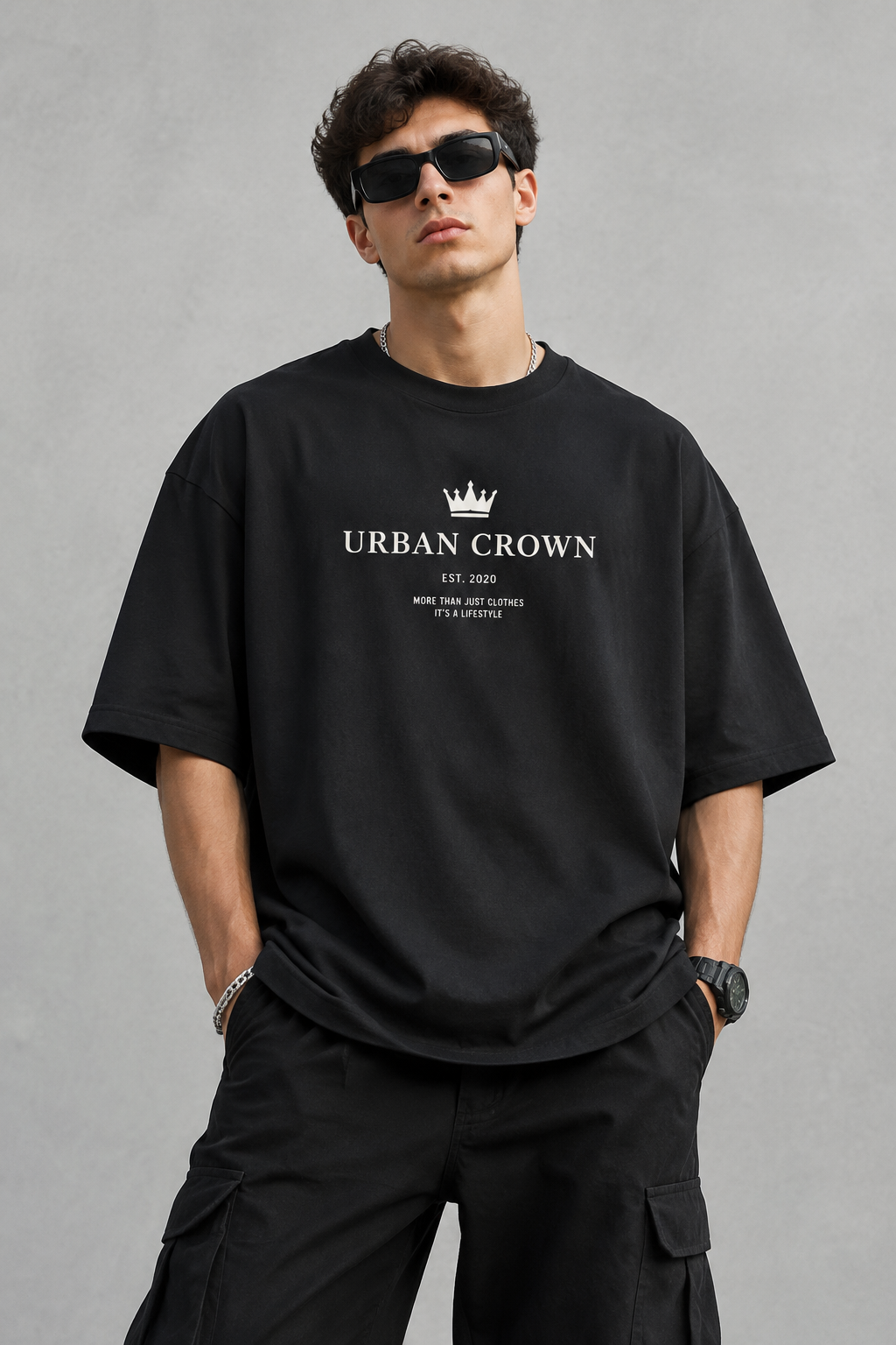 Urban Crown Oversized T-Shirt